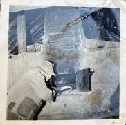 Opa Heiner (Spieses) im Backhaus Opa Heiner (Spieses) im Backhaus