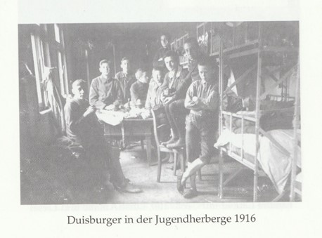 Duisburger in der Jugendherberge 1916