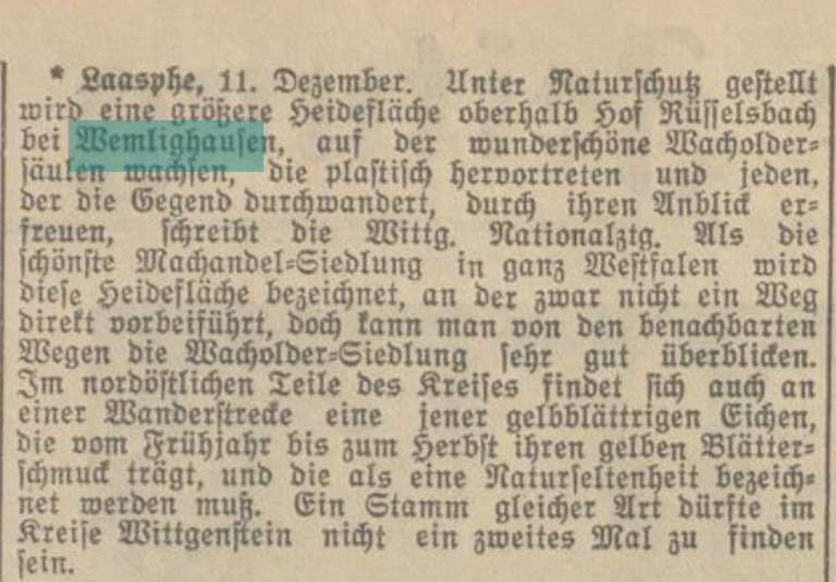 Siegener Zeitung vom 9. Dez. 1933 Siegener Zeitung vom 9. Dez. 1933