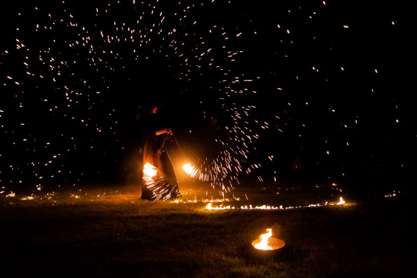 ein Feuerwerker ein Feuerwerker