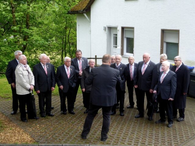 Jubiläum FFW Löschgruppe 2024 mit Dirigent Andre Braun