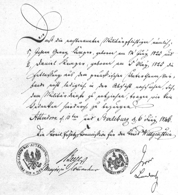 Auswanderungen aus Schüllar